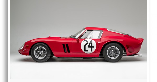 Ferrari 250 GTO in Red Wall Art